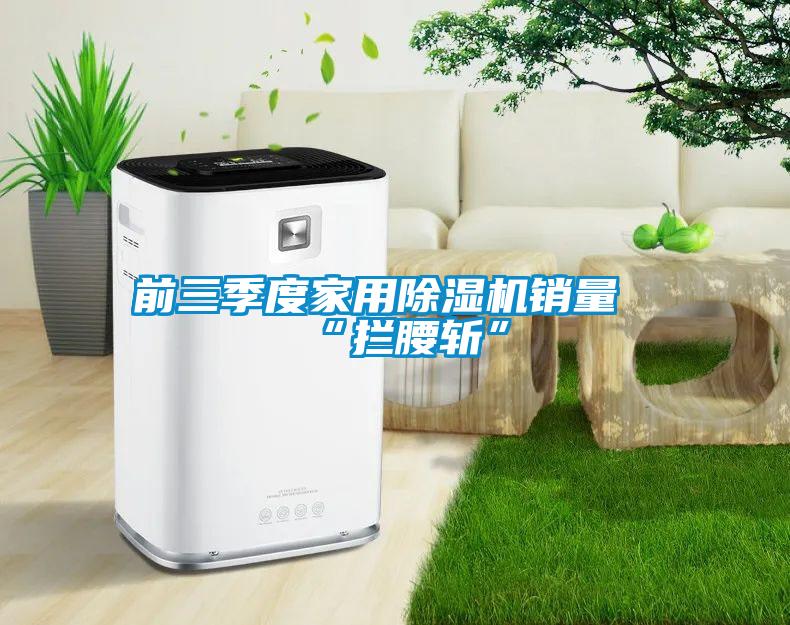 前三季度家用除湿机销量“拦腰斩”