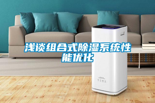 浅谈组合式除湿系统性能优化