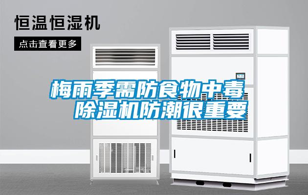 梅雨季需防食物中毒  除湿机防潮很重要