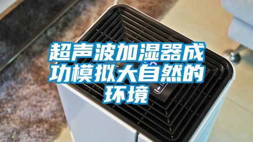 超声波加湿器成功模拟大自然的环境