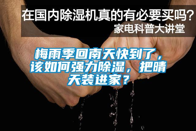 梅雨季回南天快到了，该如何强力除湿，把晴天装进家？