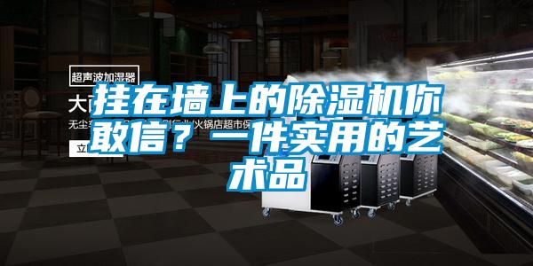 挂在墙上的除湿机你敢信?一件实用的艺术品