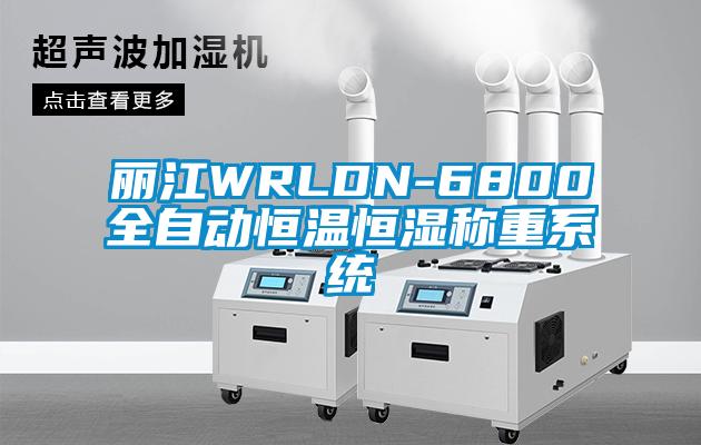 丽江WRLDN-6800全自动恒温恒湿称重系统