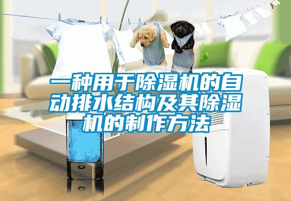 一种用于除湿机的自动排水结构及其除湿机的制作方法