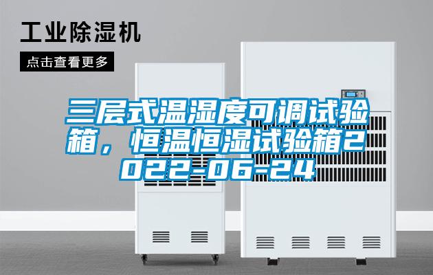 三层式温湿度可调试验箱，恒温恒湿试验箱2022-06-24