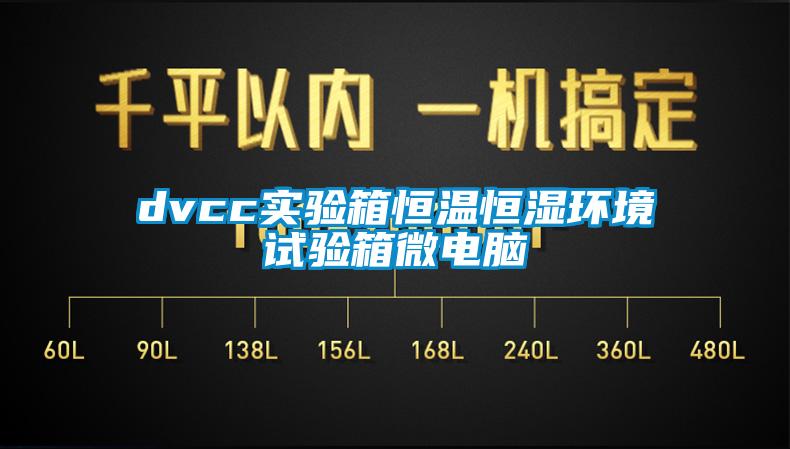 dvcc实验箱恒温恒湿环境试验箱微电脑