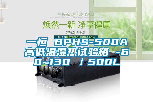 一恒 BPHS-500A高低温湿热试验箱 -60~130℃／500L