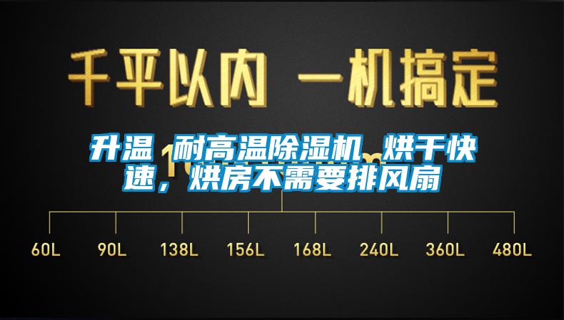 升温 耐高温除湿机 烘干快速，烘房不需要排风扇