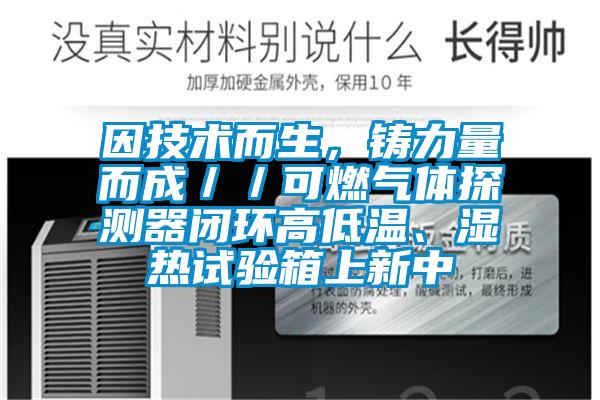 因技术而生，铸力量而成／／可燃气体探测器闭环高低温、湿热试验箱上新中