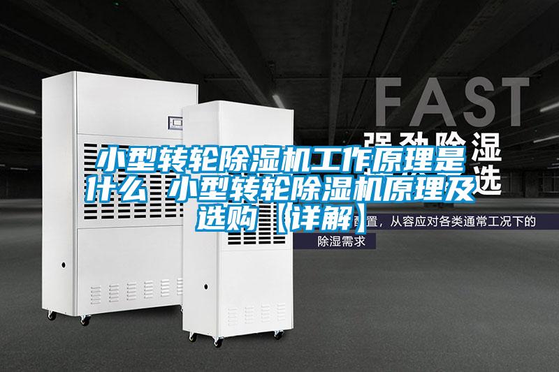 小型转轮除湿机工作原理是什么 小型转轮除湿机原理及选购【详解】
