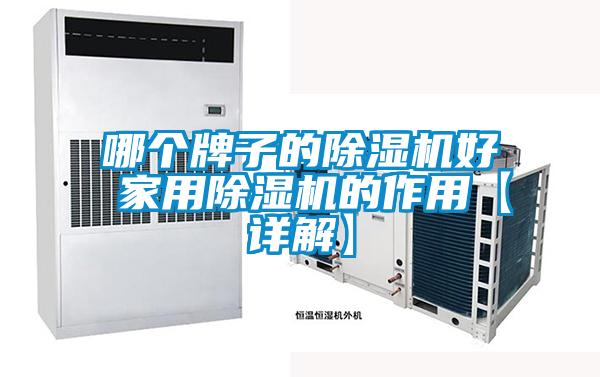 哪个牌子的除湿机好 家用除湿机的作用【详解】