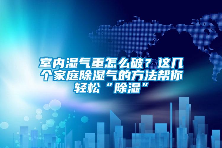 室内湿气重怎么破？这几个家庭除湿气的方法帮你轻松“除湿”