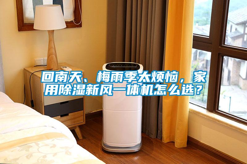 回南天、梅雨季太烦恼，家用除湿新风一体机怎么选？