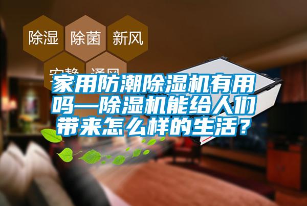 家用防潮除湿机有用吗—除湿机能给人们带来怎么样的生活？