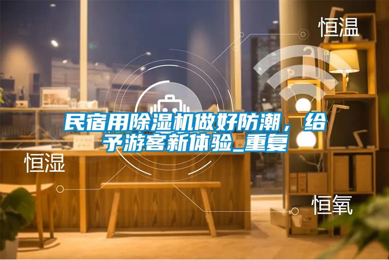 民宿用除湿机做好防潮，给予游客新体验_重复