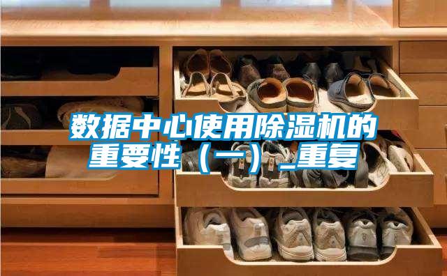 数据中心使用除湿机的重要性（一）_重复