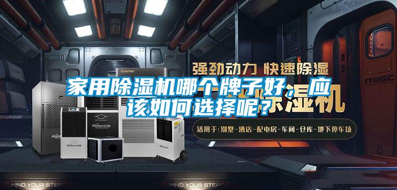 家用除湿机哪个牌子好，应该如何选择呢？
