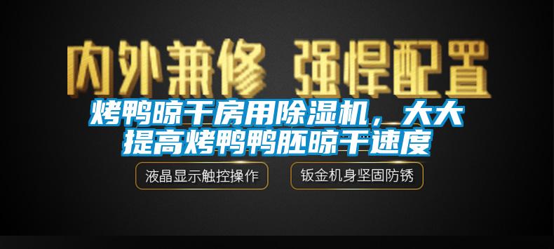 烤鸭晾干房用除湿机，大大提高烤鸭鸭胚晾干速度