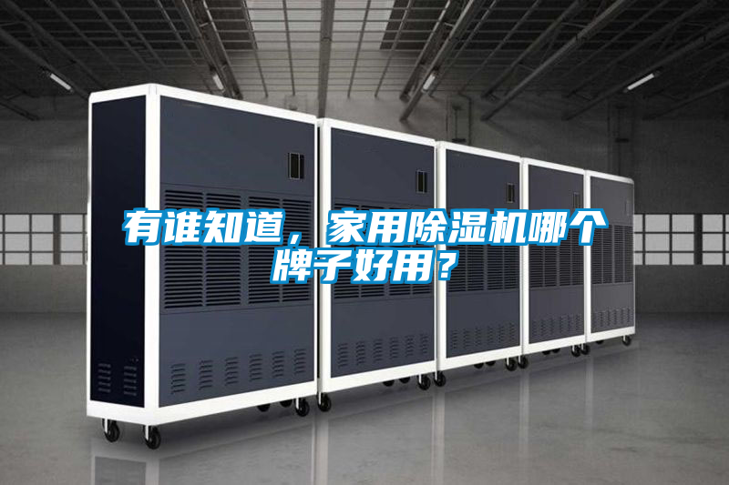 有谁知道，家用除湿机哪个牌子好用？