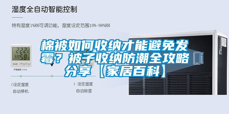 棉被如何收纳才能避免发霉？被子收纳防潮全攻略分享【家居百科】