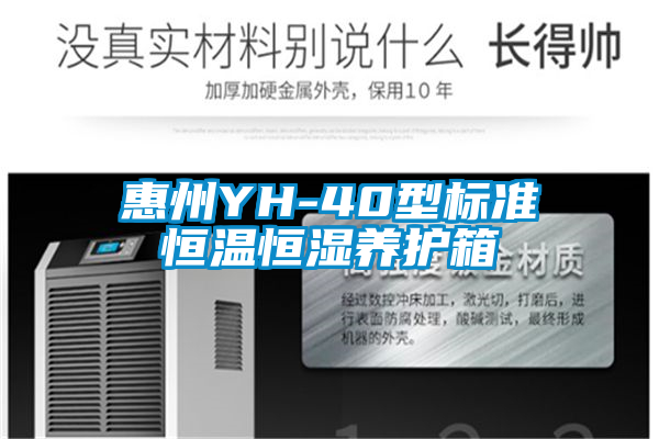 惠州YH-40型标准恒温恒湿养护箱