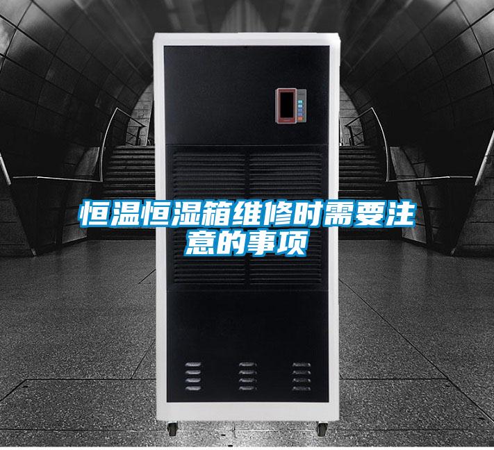 恒温恒湿箱维修时需要注意的事项