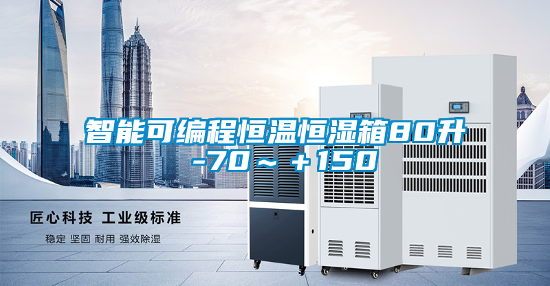 智能可编程恒温恒湿箱80升 -70～＋150℃