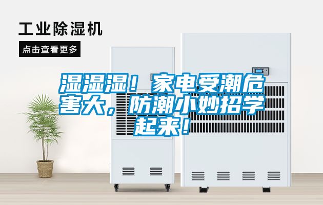 湿湿湿！家电受潮危害大，防潮小妙招学起来！