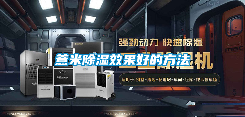 薏米除湿效果好的方法