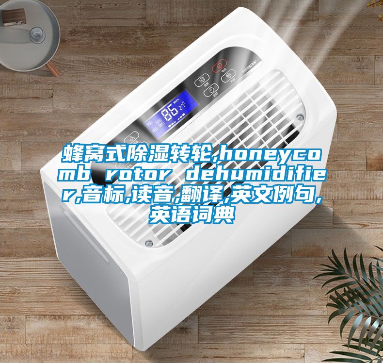 蜂窝式除湿转轮,honeycomb rotor dehumidifier,音标,读音,翻译,英文例句,英语词典