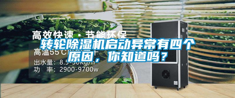 转轮除湿机启动异常有四个原因，你知道吗？