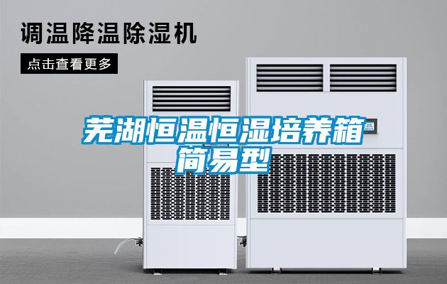 芜湖恒温恒湿培养箱简易型