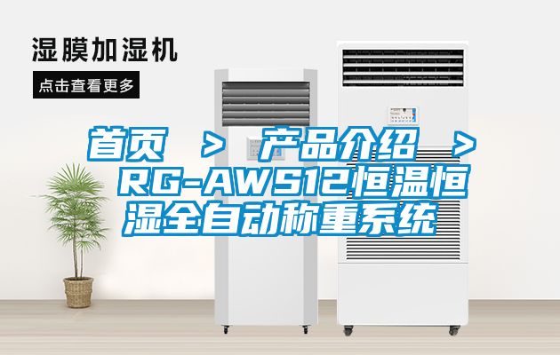 首页 ＞ 产品介绍 ＞ RG-AWS12恒温恒湿全自动称重系统